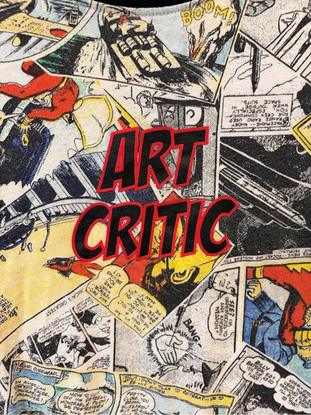 Art Critic Comic-Style kids graphic tee
